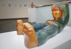 A escultura está exposta na Sociedade Liceo de Noia FOTo M. CREO