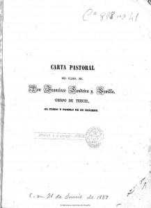 O Escritor. Carta_pastoral_Francisco_Landeira_Sevilla[1889]